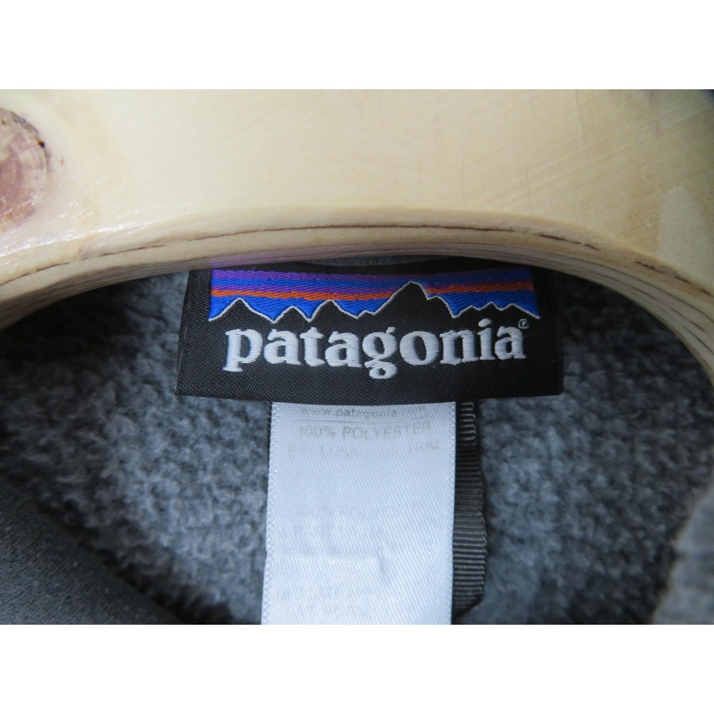 Patagonia Jacket Mens Medium Gray Better Sweater Fleece Full Zip Hiking Outdoors - Picture 5 of 9